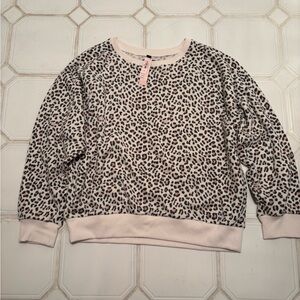 Victoria Secret Leopard Print Sweatshirt